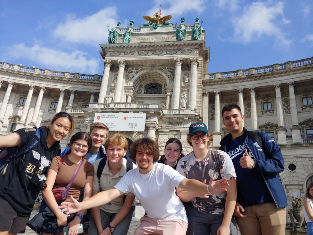 Students on the Vienna LBAT.